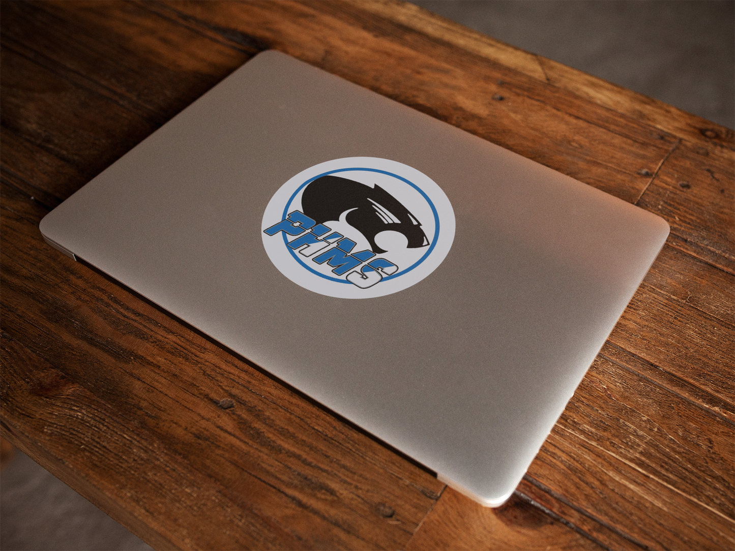 Paradise Honors Middle School Gloss White Circle Logo Vinyl Sticker