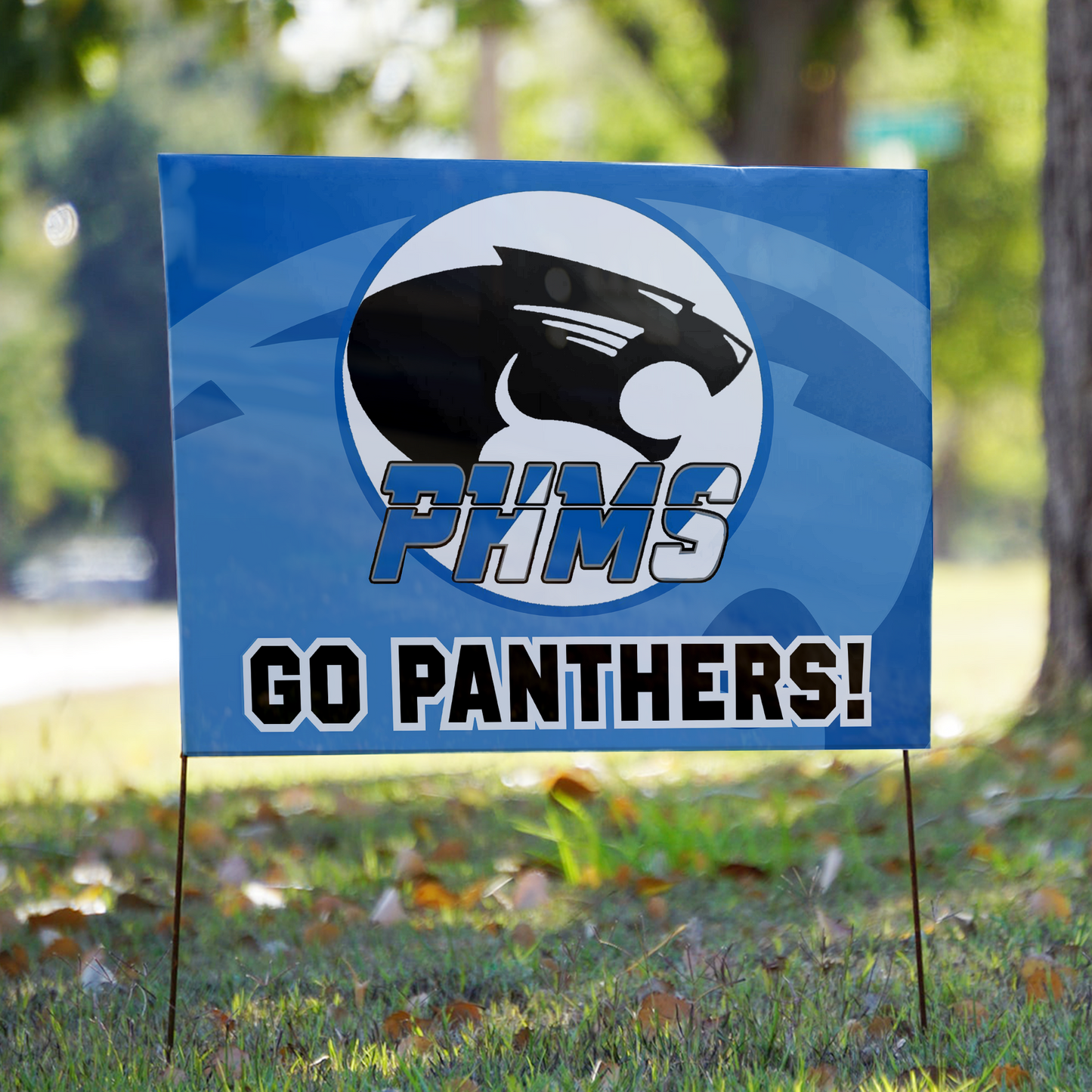 24" x 18" Inch Paradise Honors Middle School Logo Yard Sign