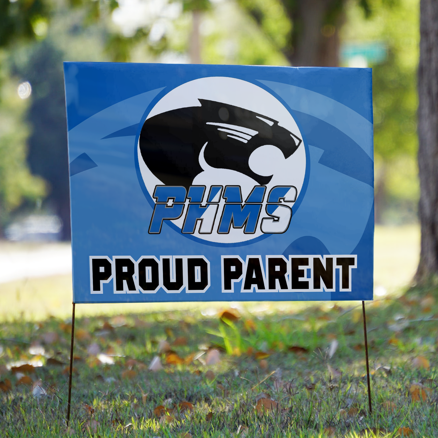 24" x 18" Inch Paradise Honors Middle School Logo Yard Sign